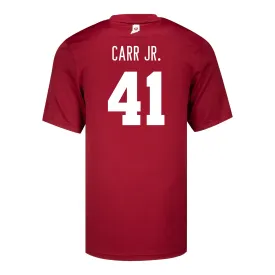 Indiana Hoosiers Adidas #41 Lanell Carr Jr. Crimson Student Athlete Football Jersey