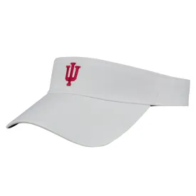 Indiana Hoosiers Adidas Coach Thin White Visor