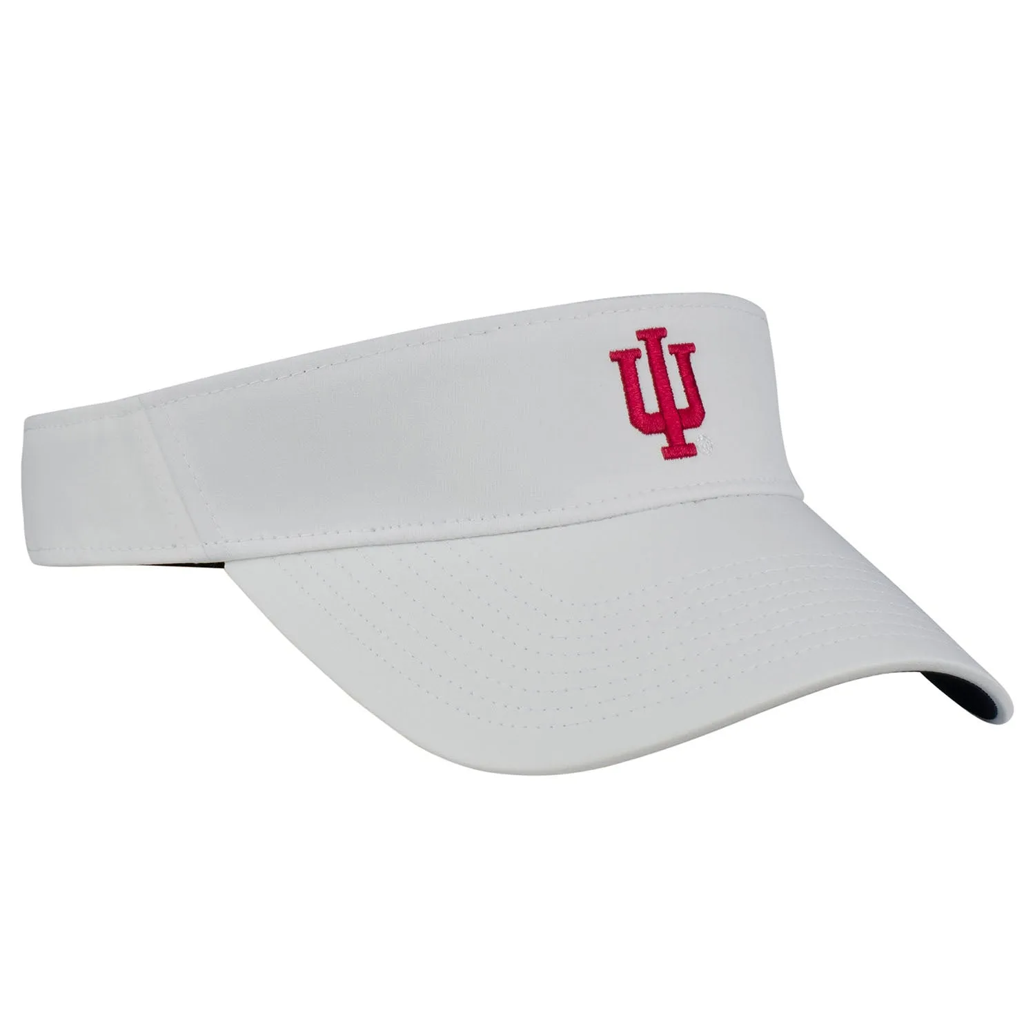 Indiana Hoosiers Adidas Coach Thin White Visor