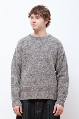 Jonas Donegal Diamond Sweater Grey Melange