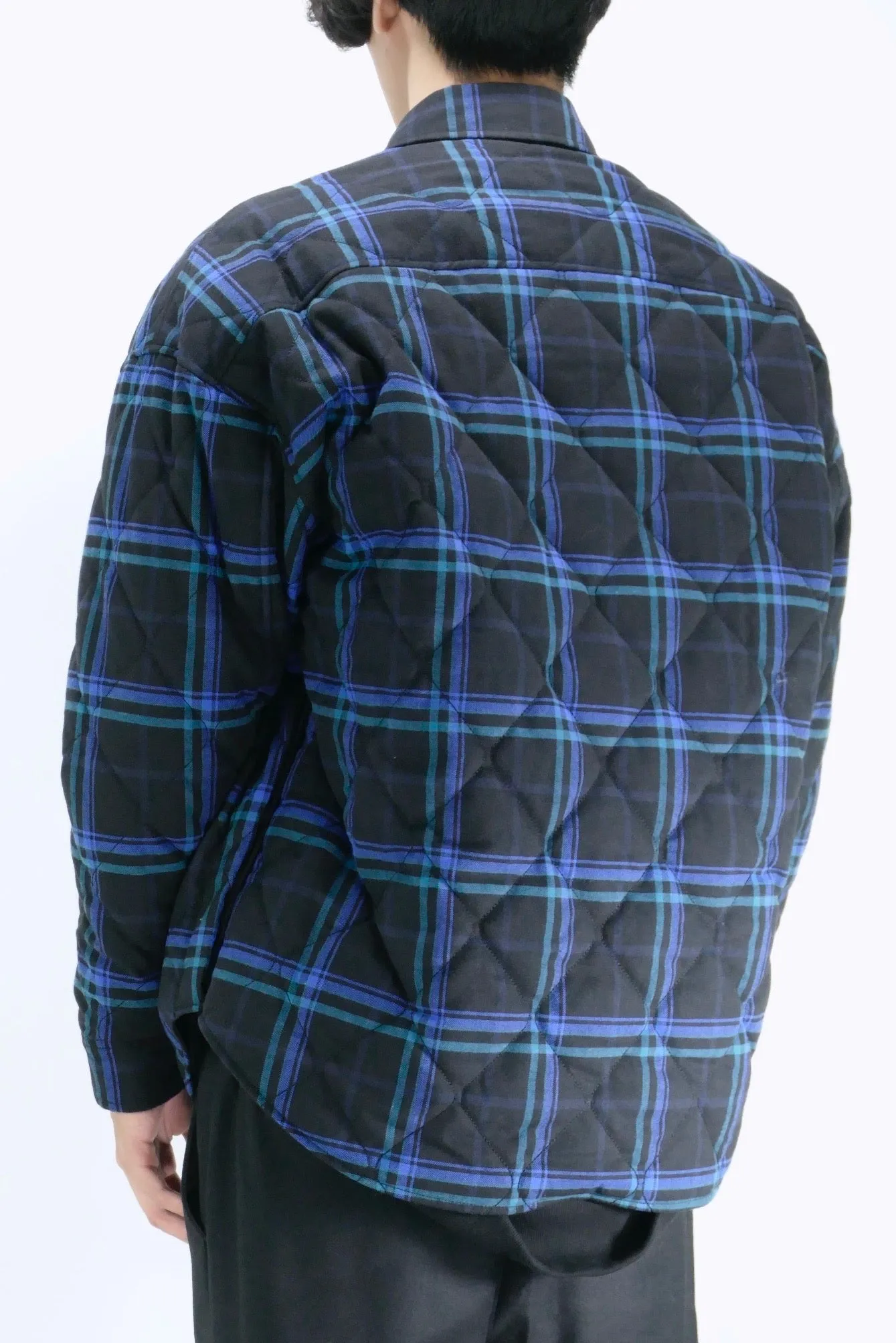 Juun.J Quilted Reversible Shirt - Blue