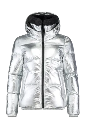 Legacy Leather Metallic Ski Jacket