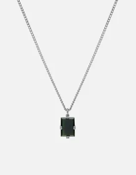 Lennox Agate Necklace, Sterling Silver