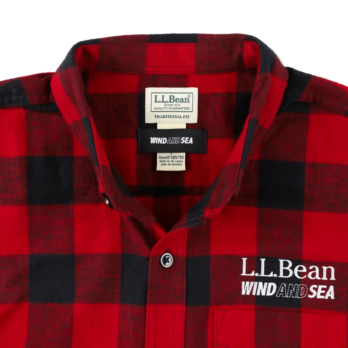 L.L.BEAN x WDS Scotch Plaid Flannel Shirt Long Sleeve Plaid / ROB_ROY_TARTAN_