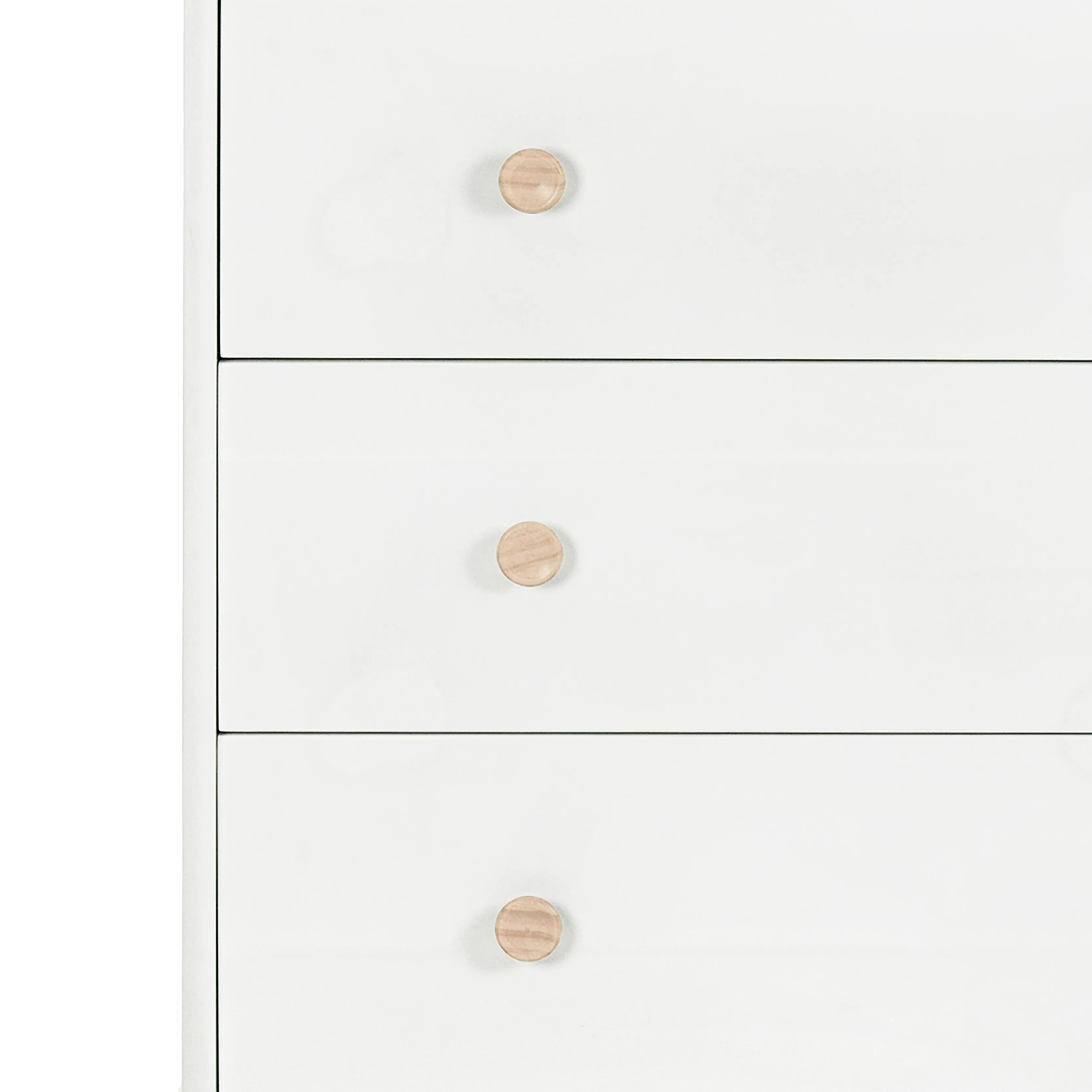 Lolly 3-Drawer Dresser Feet and Knob Set