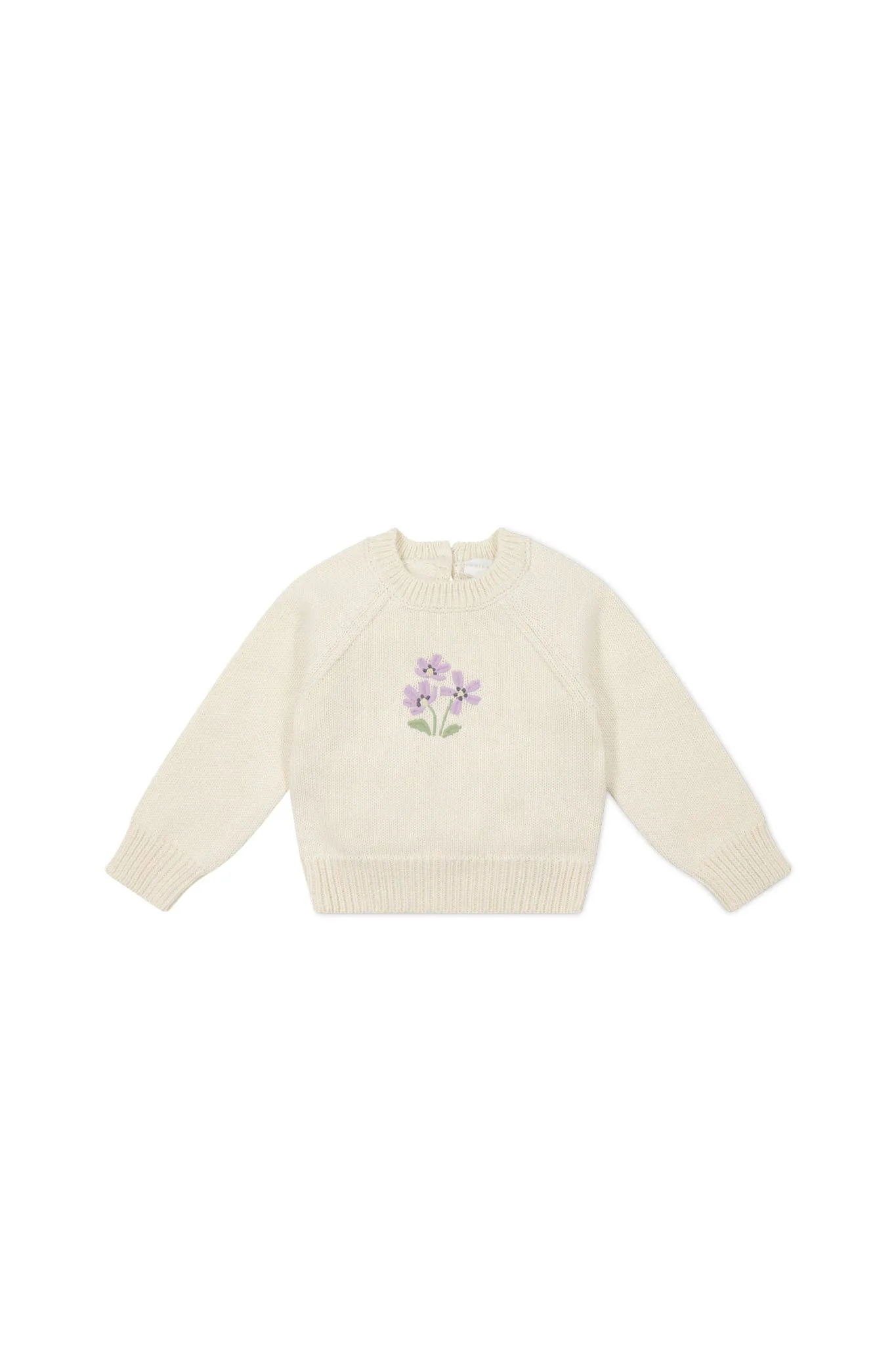 Macy Jumper - Cloud Meadow Flowers Placement