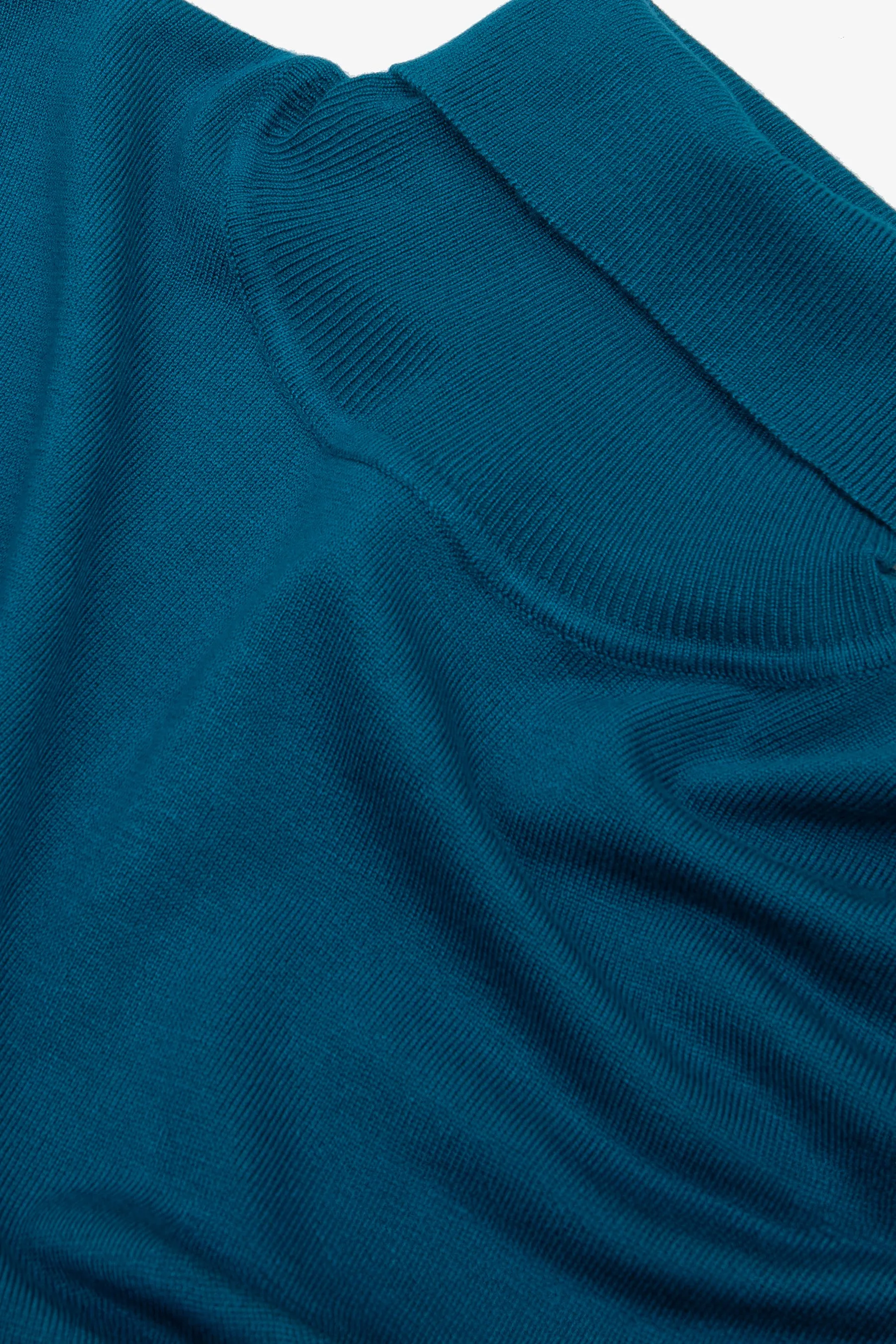 Maglia dolcevita basic petrolio