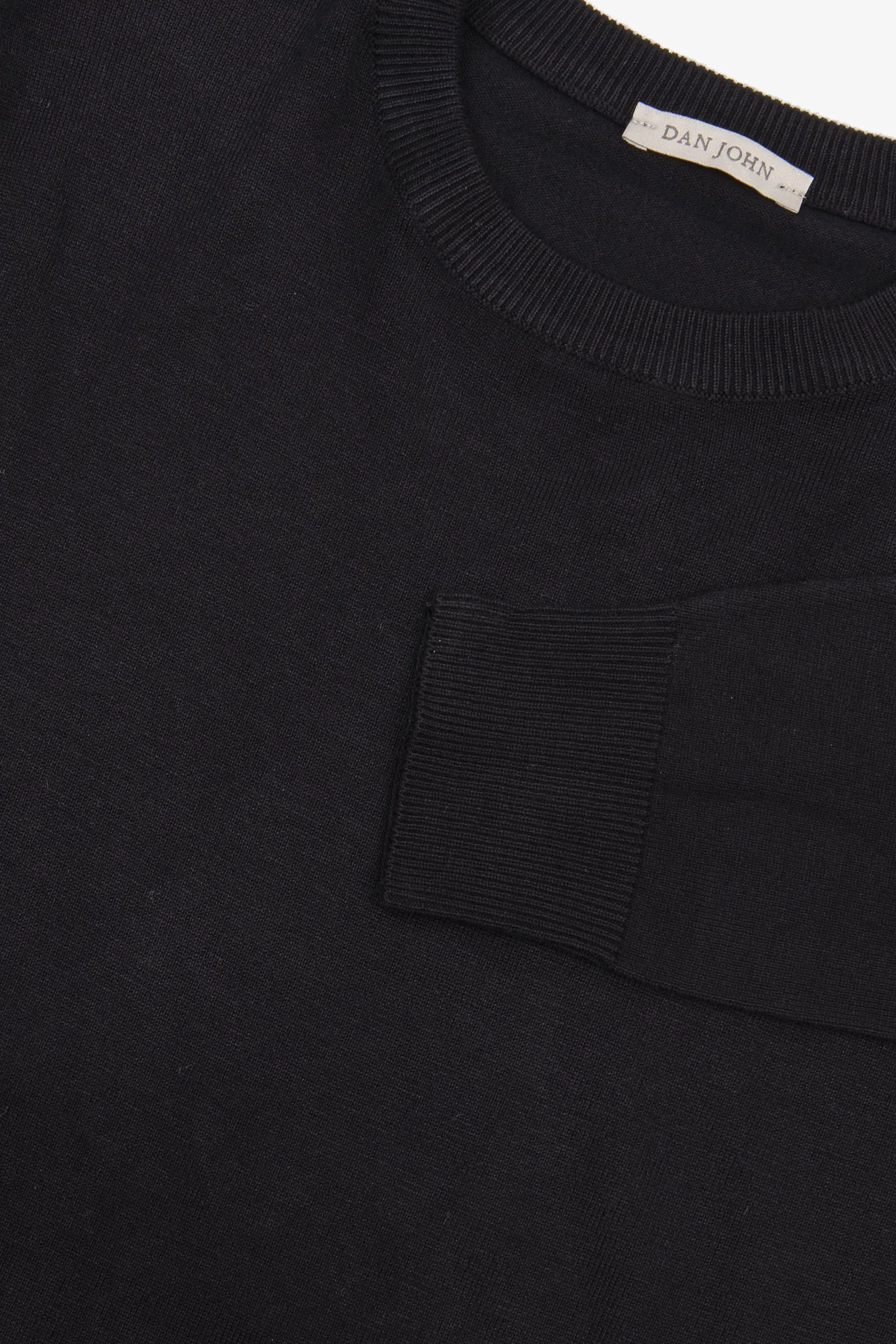 Maglia girocollo basic nero