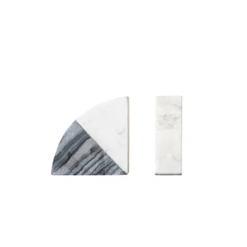 Marble Bookends