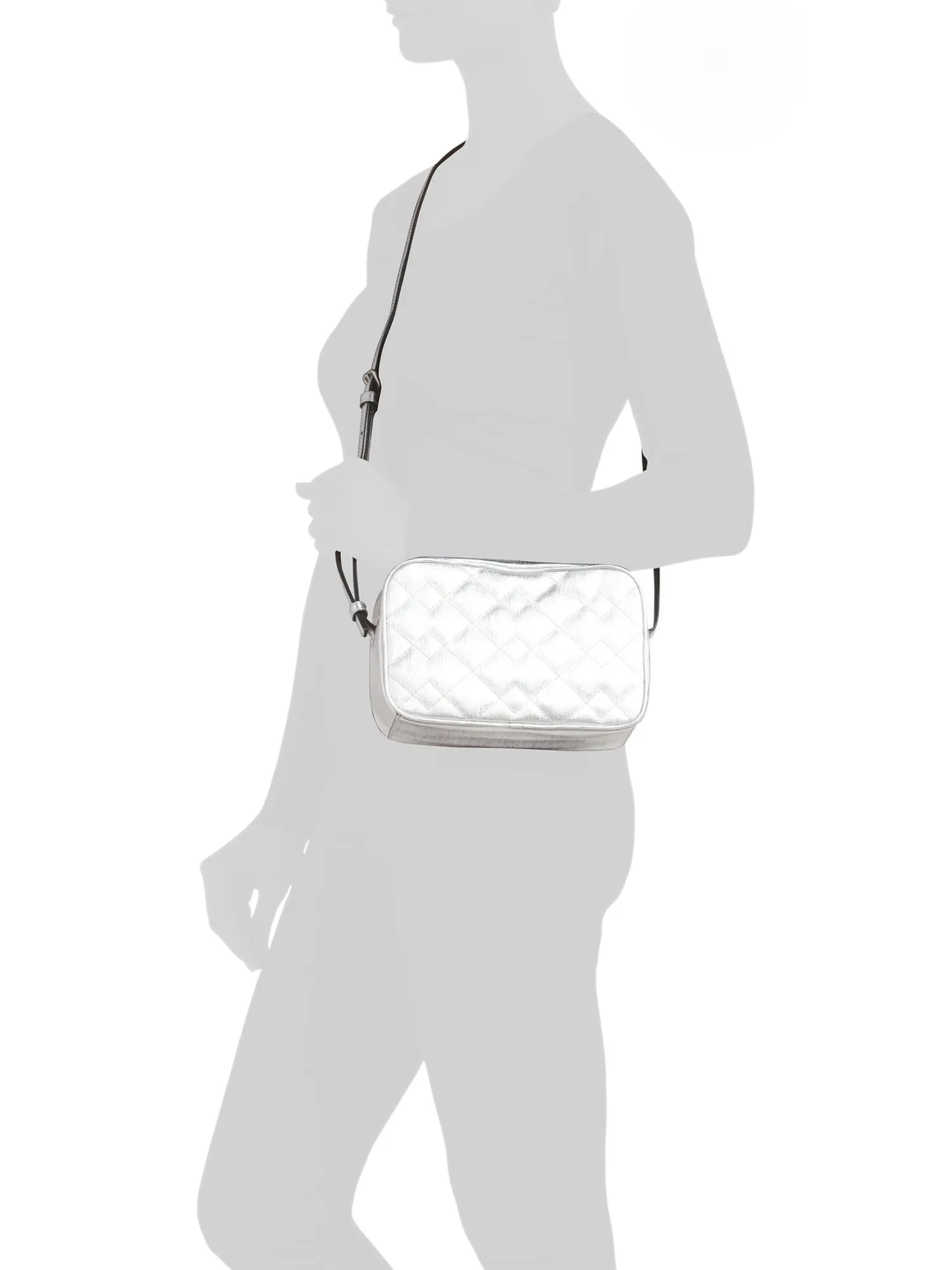 MARC BY MARC JACOBS Leather Sally Metallic Crossbody