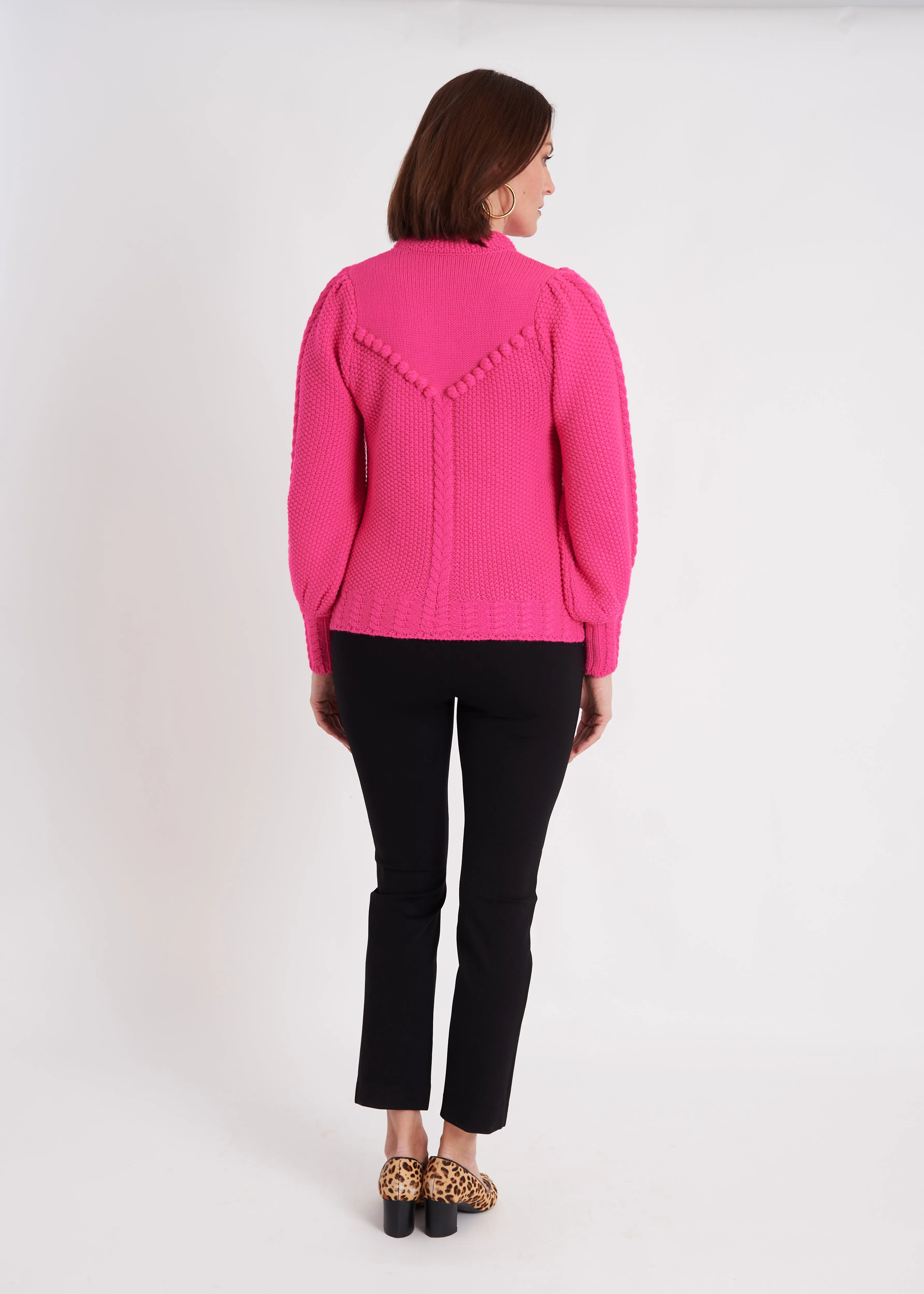 Mead Sweater - Hot Pink