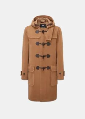 Morris Herringbone Duffle Coat Camel