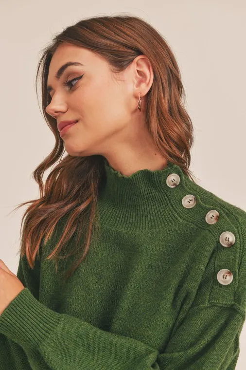 Moss Green Sweater