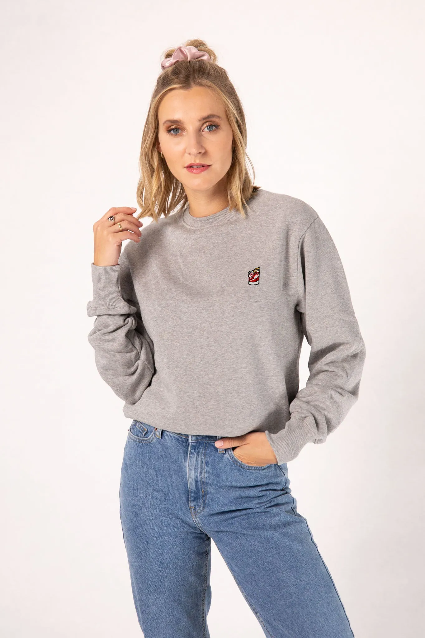 Negroni | Bestickter Bio-Baumwoll Frauen Pullover