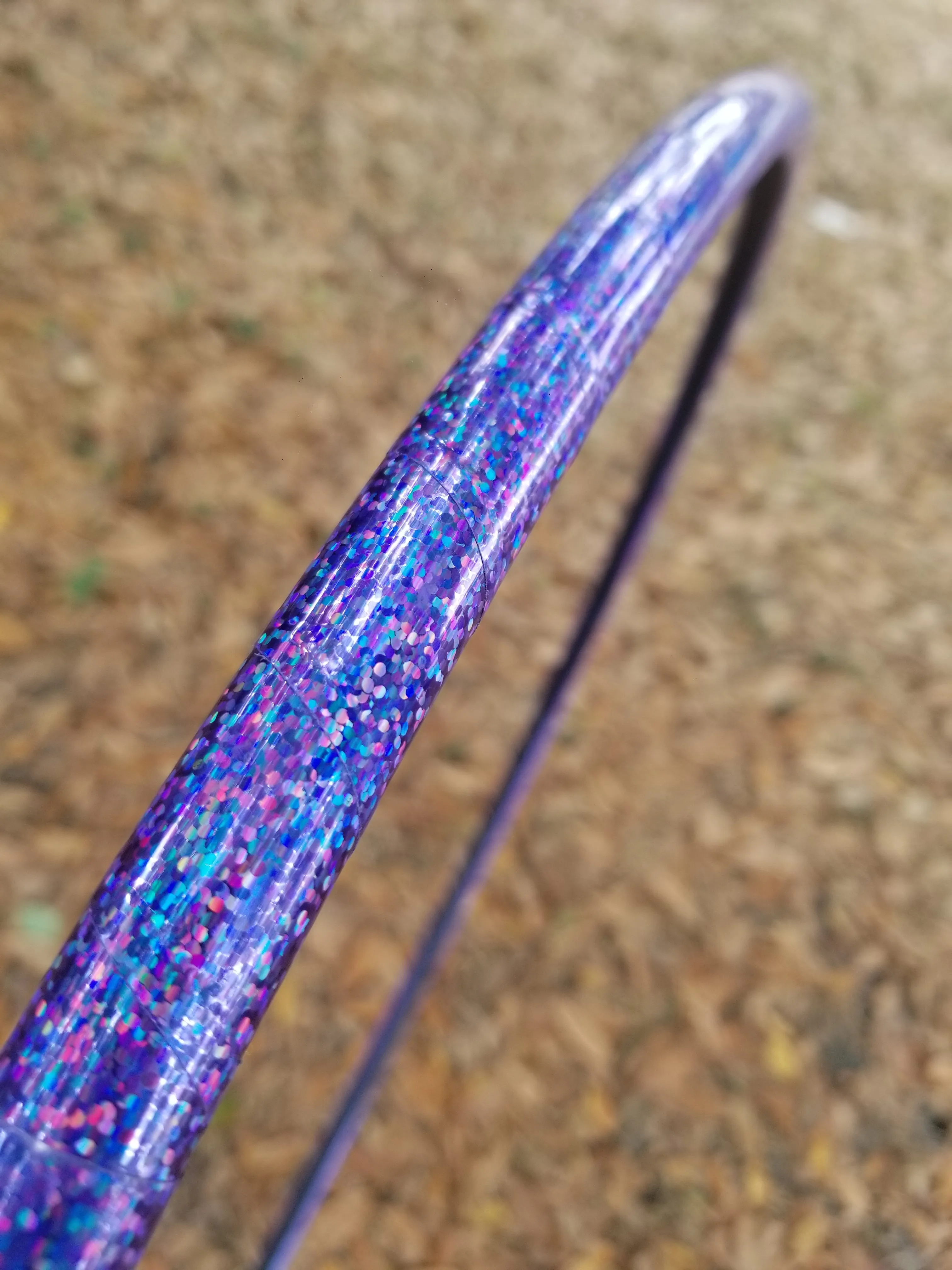 Purple Galaxy Glitter Taped Hula Hoop