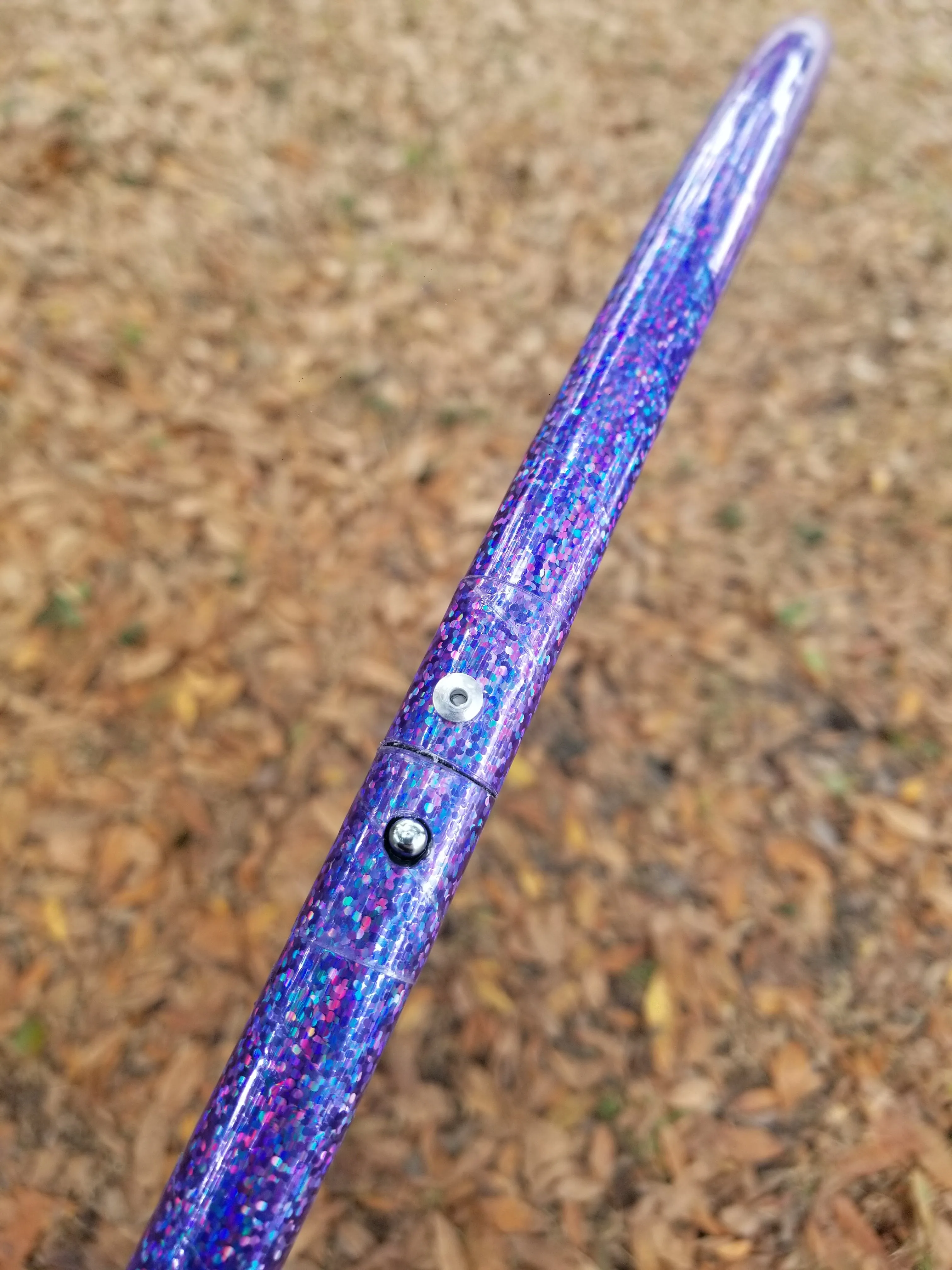 Purple Galaxy Glitter Taped Hula Hoop