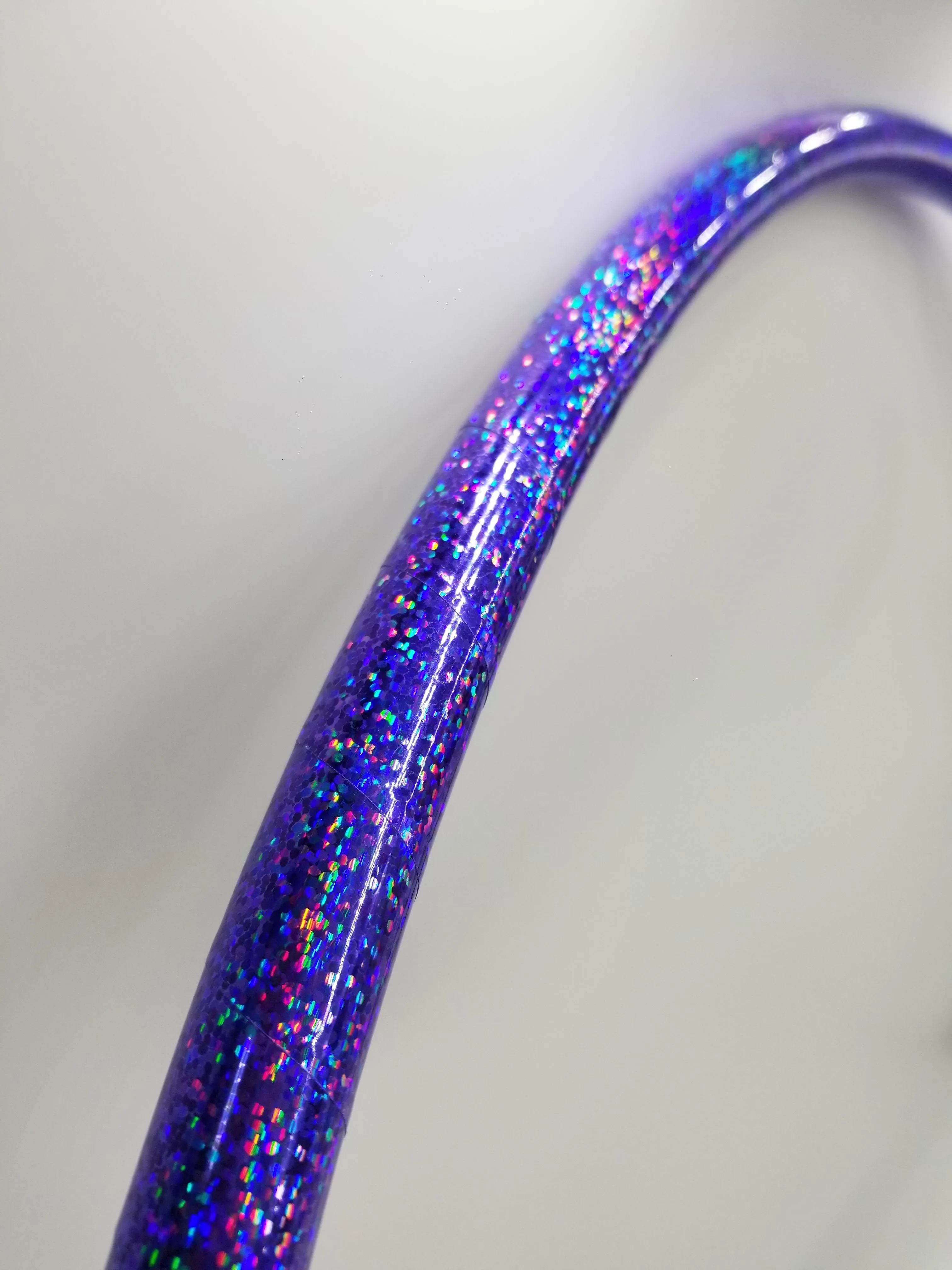 Purple Galaxy Glitter Taped Hula Hoop