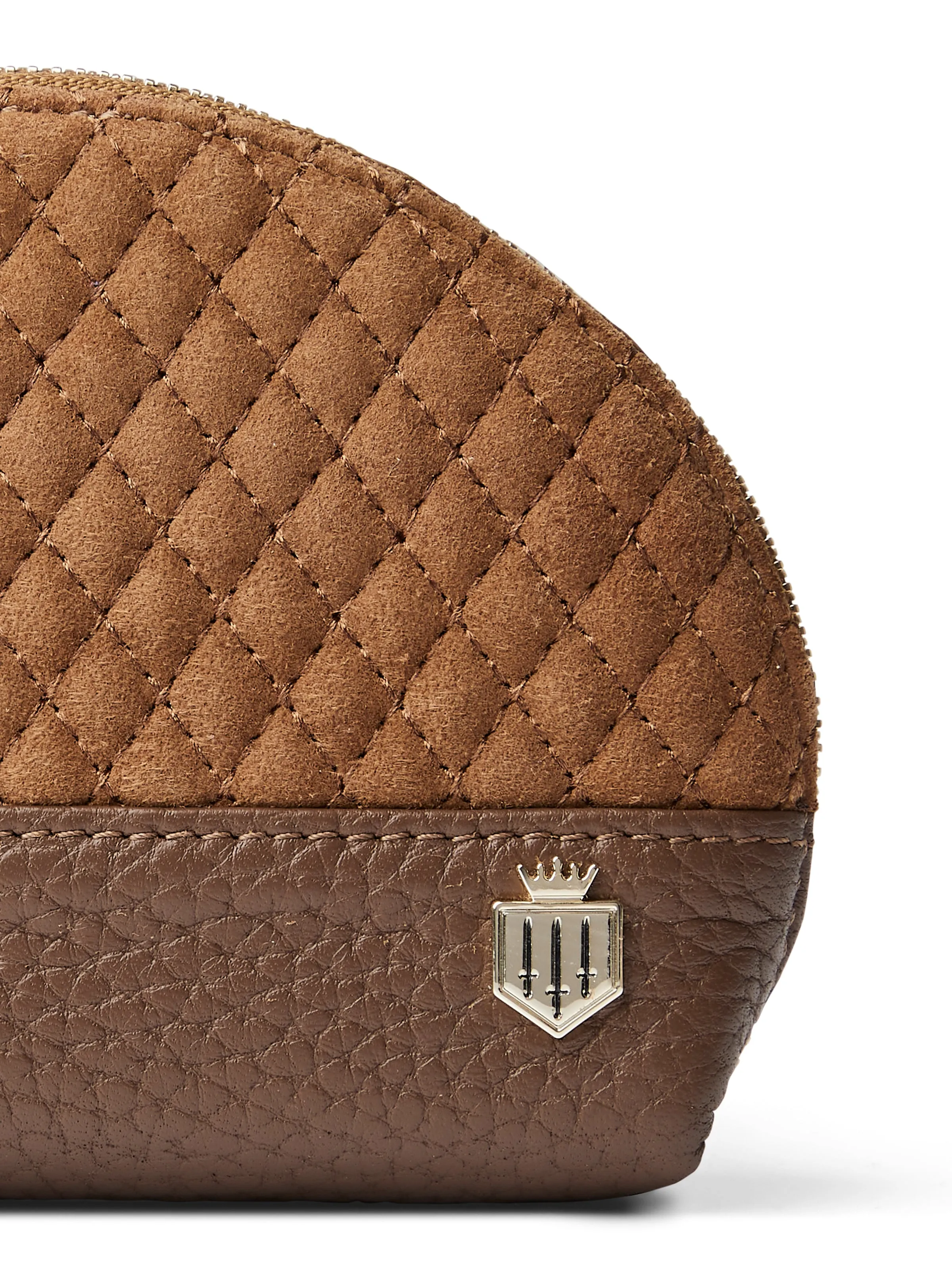 Quilted Chiltern Coin Purse - Tan