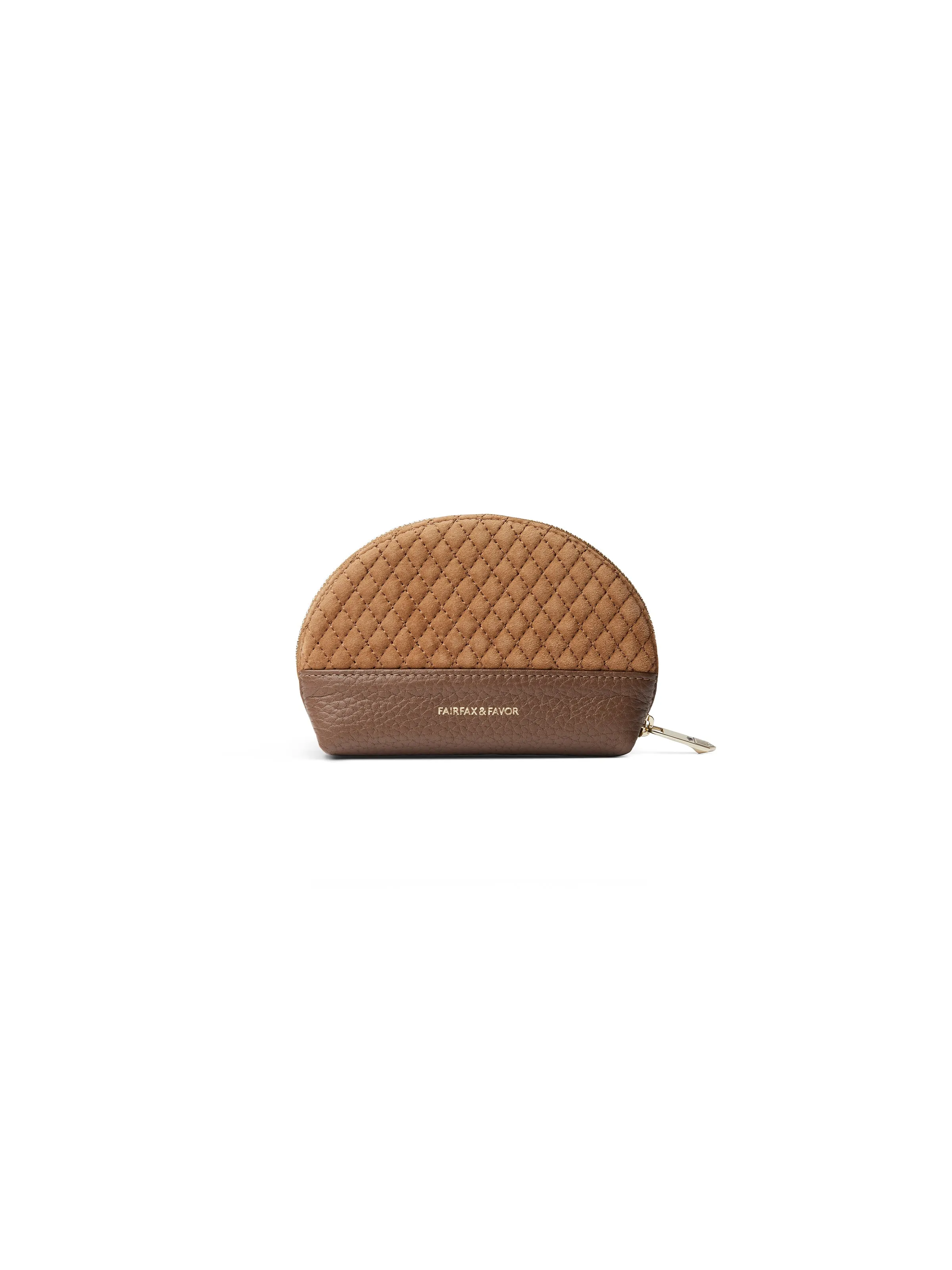 Quilted Chiltern Coin Purse - Tan