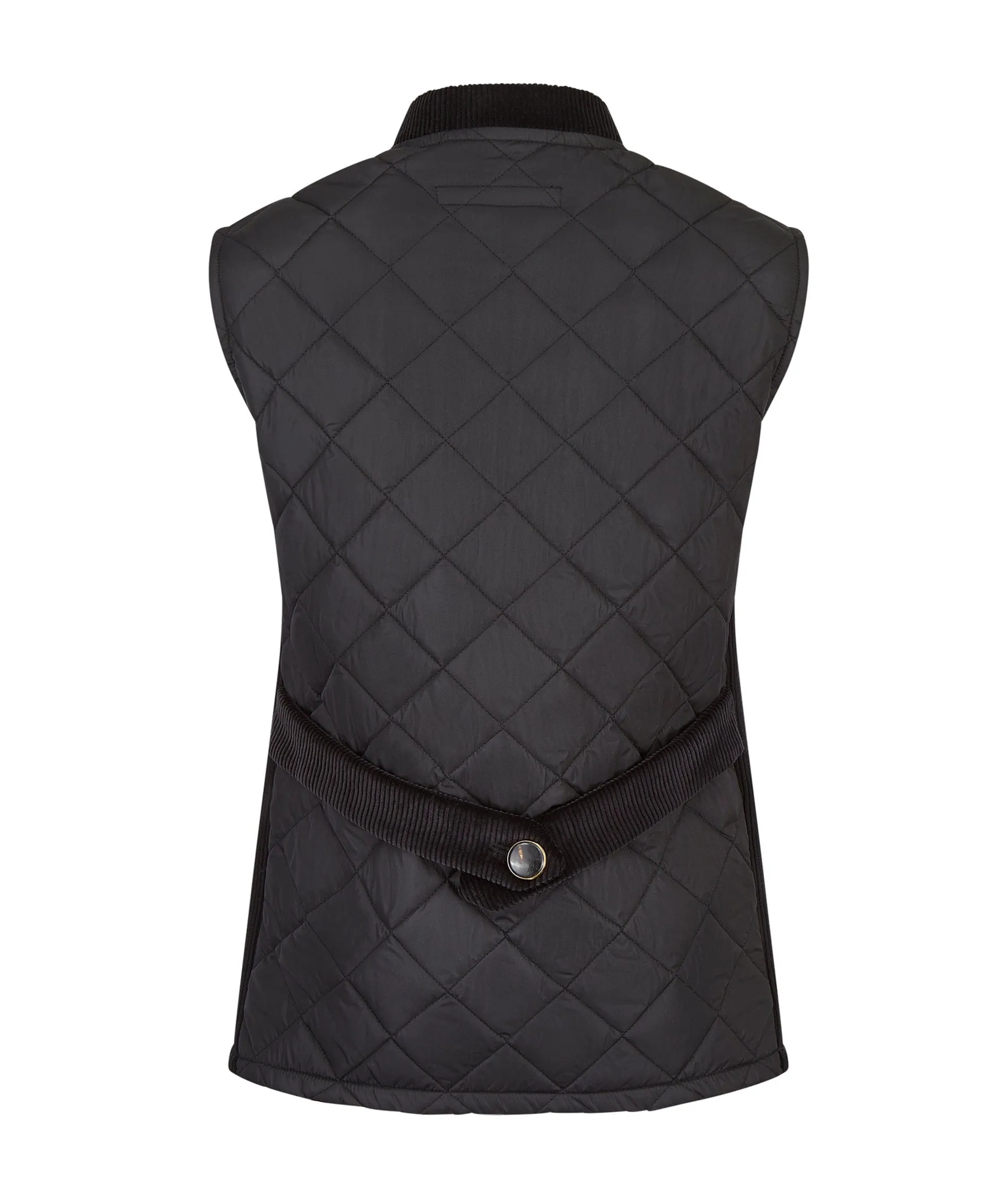 Quilted Gilet in Black