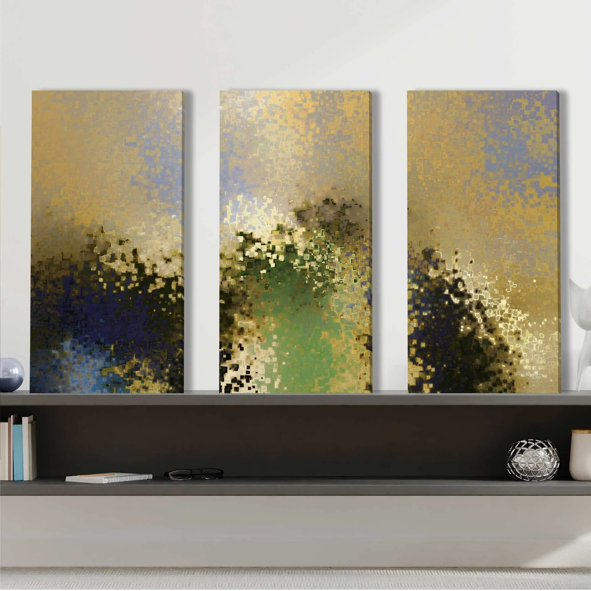 "1 John 1 9" by Mark Lawrence 3 Piece Set on Canvas