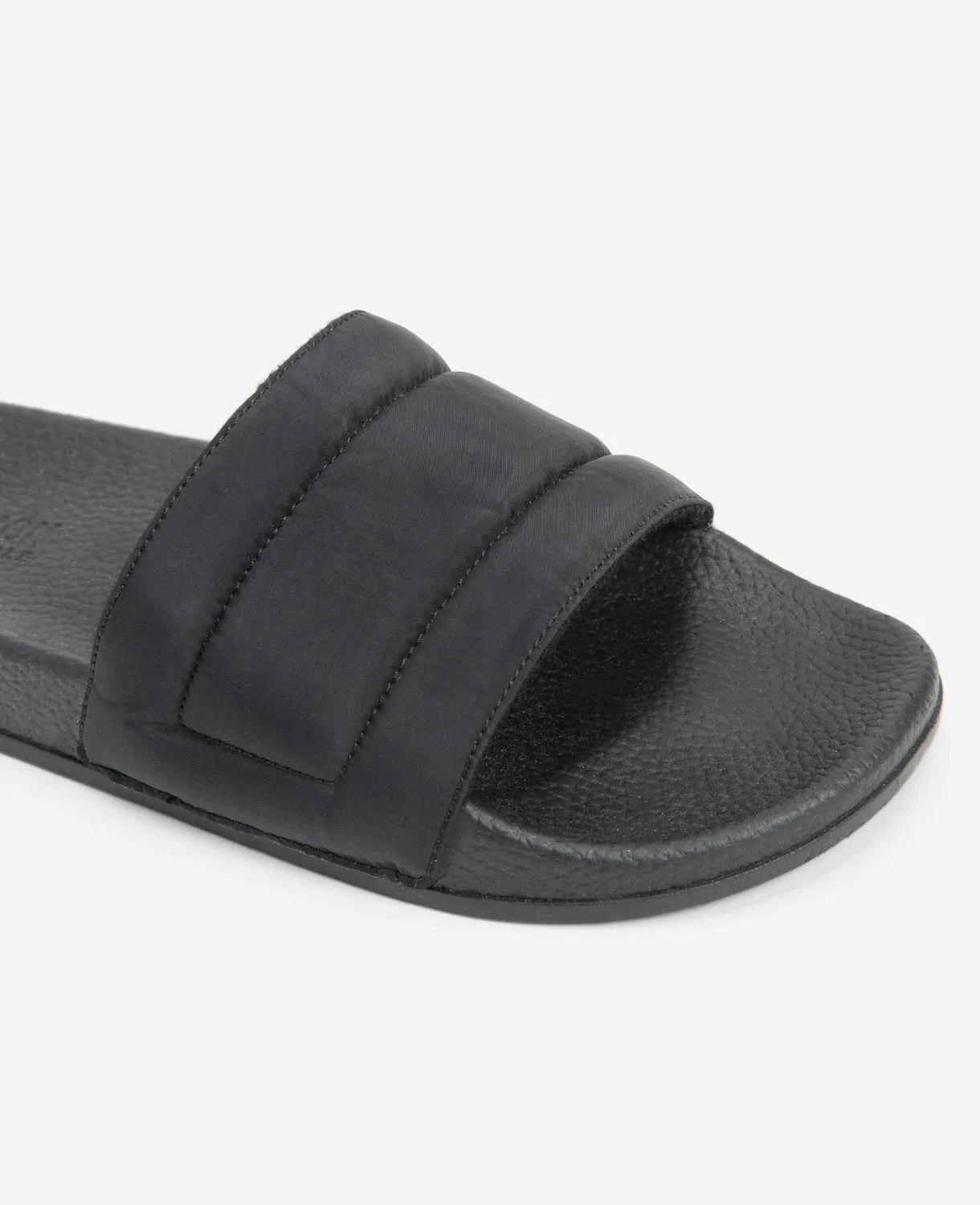 Screen Quilted Slide Sandal