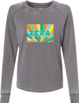 Sunray Lazy Day Pullover - Zeta Tau Alpha