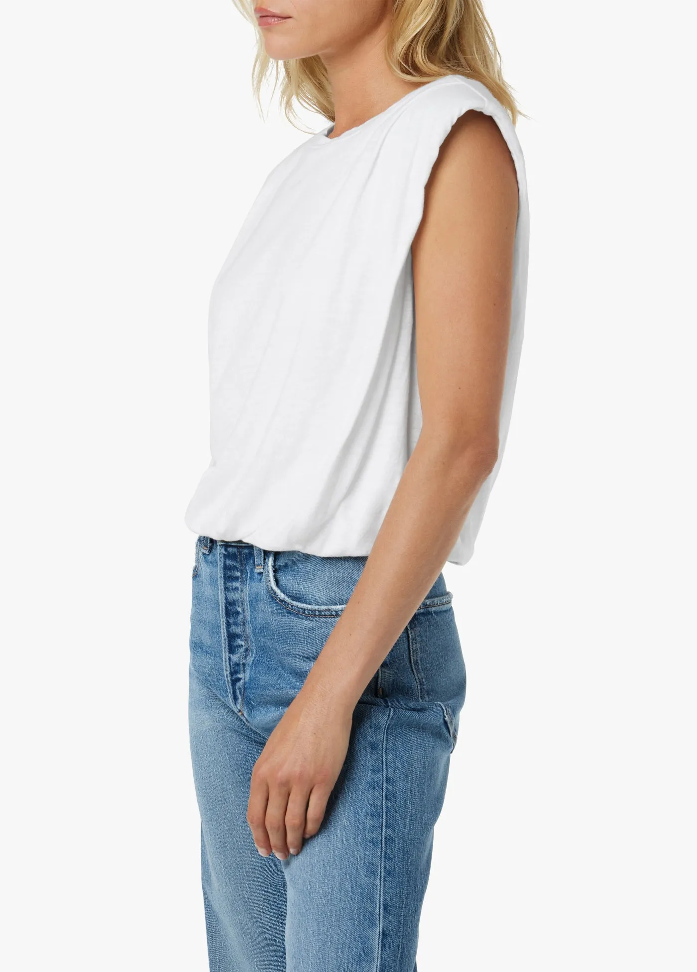 THE ARDEN SLUB SLEEVELESS TEE