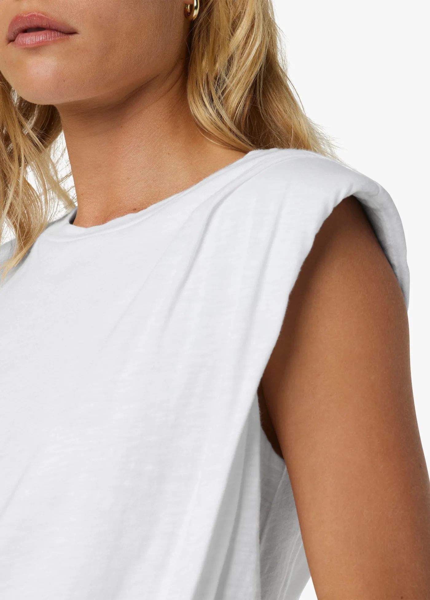 THE ARDEN SLUB SLEEVELESS TEE