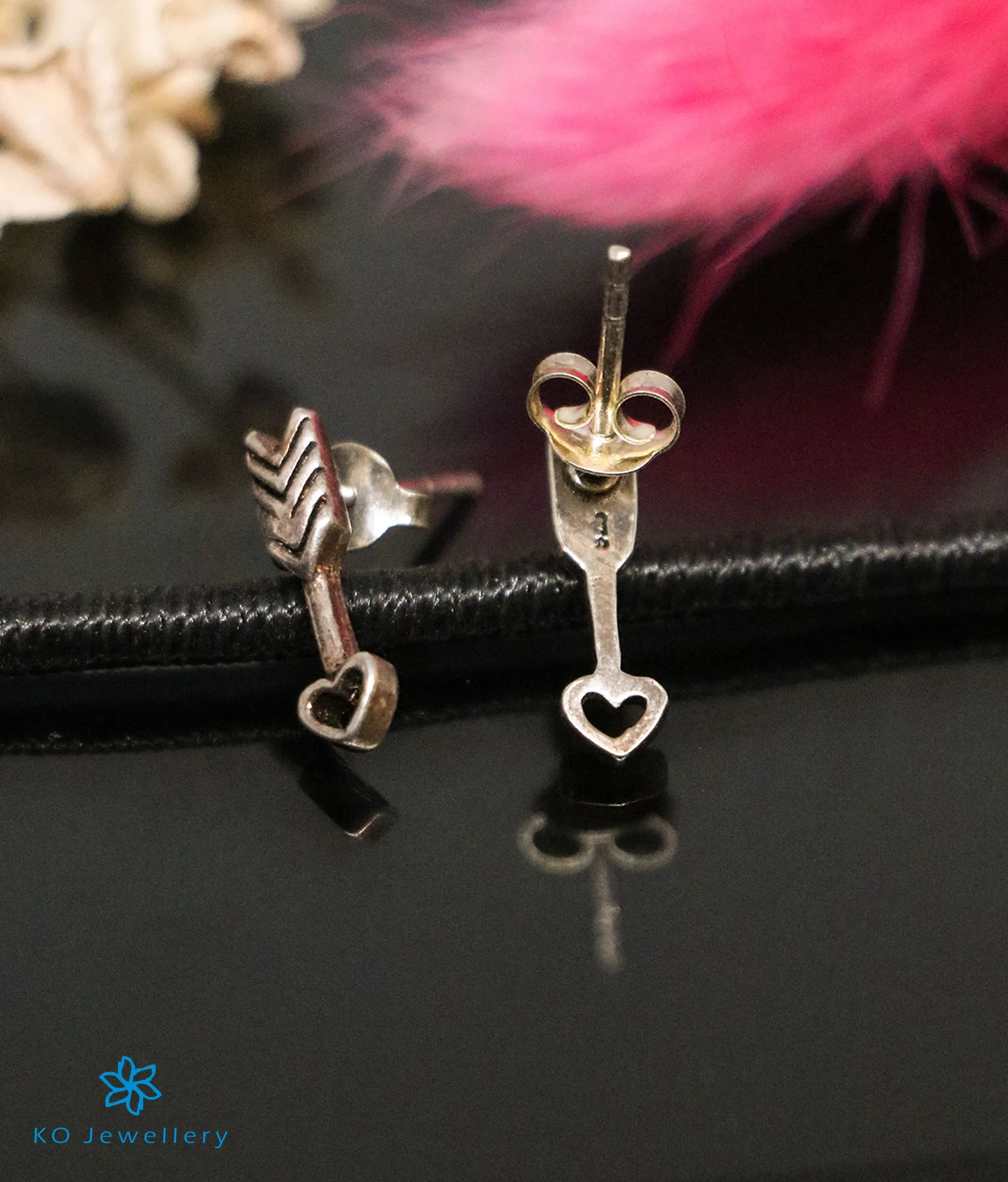 The Arrow Silver Earrings