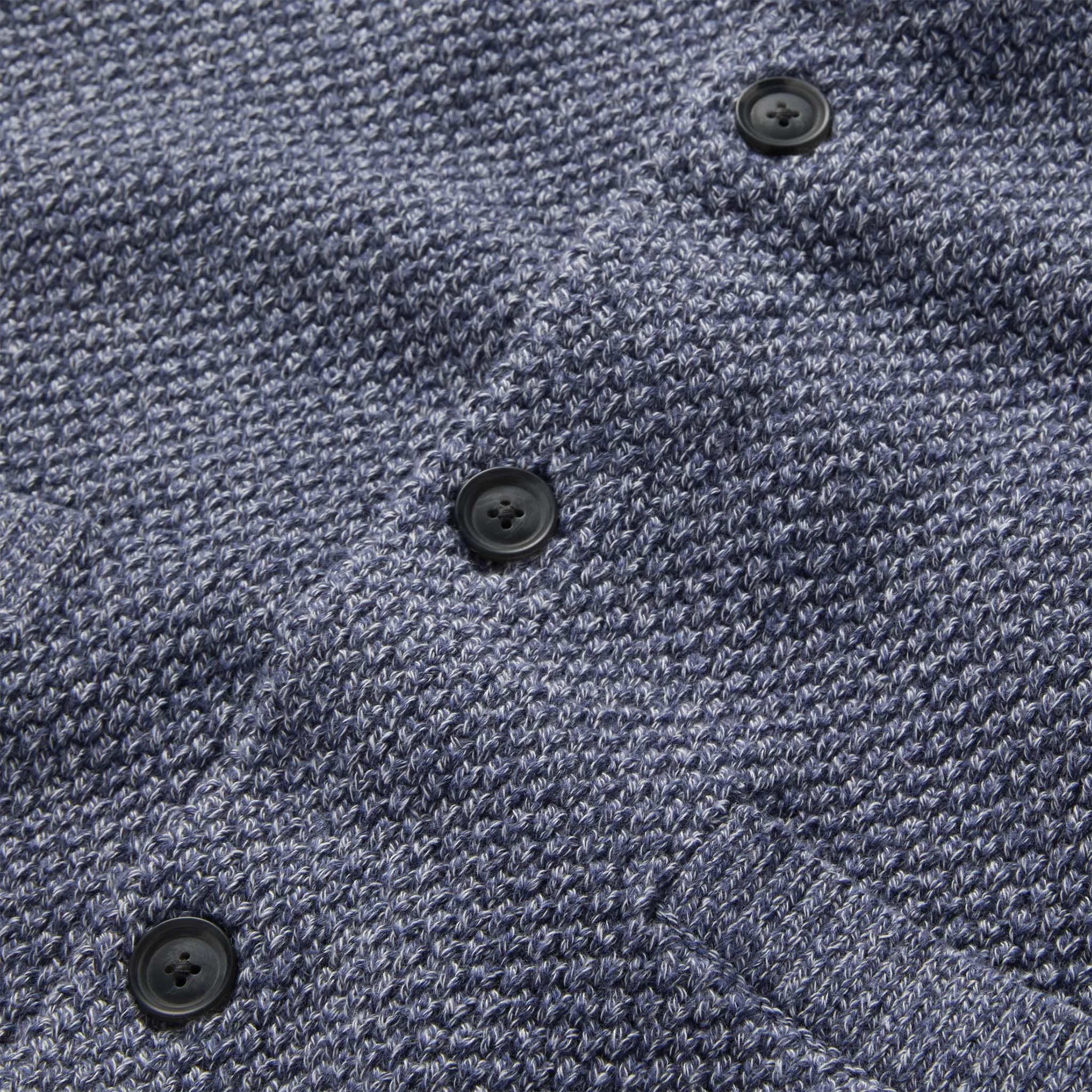 The Crawford Sweater in Blue Melange