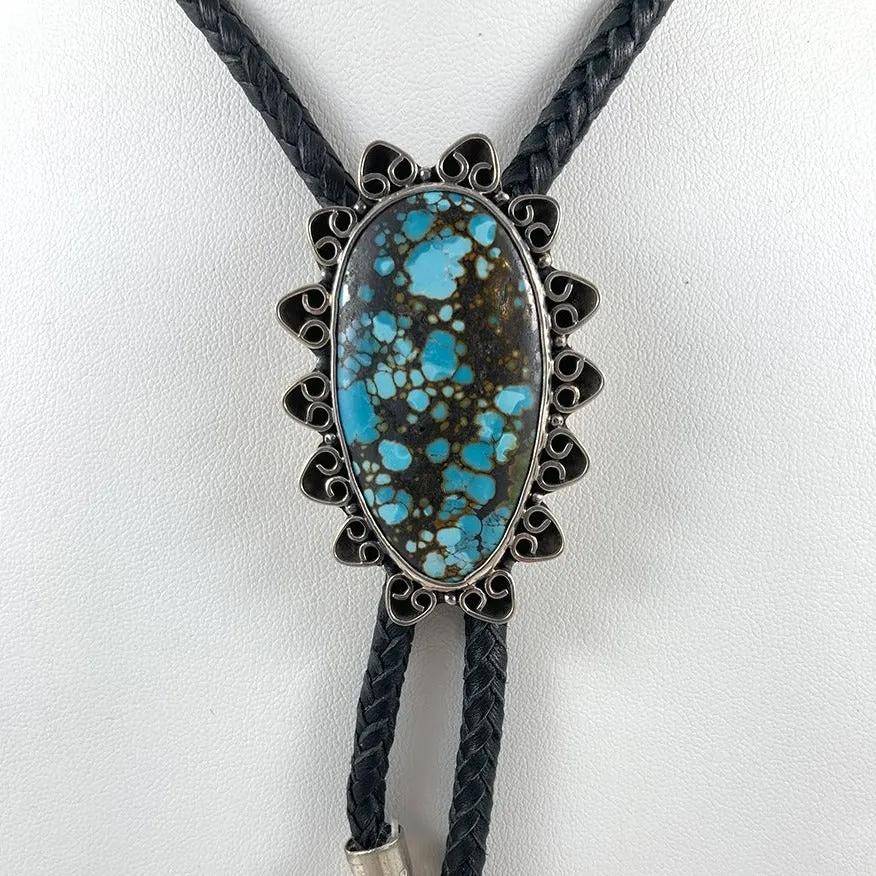 Turquoise & Sterling Silver Bolo Tie