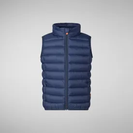 Unisex kids' vest Andy in navy blue