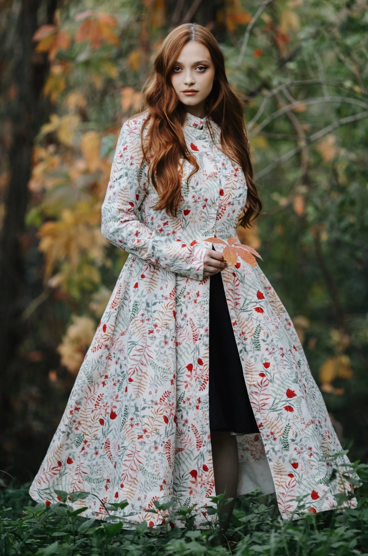 Victorian Coat, Whimsical Garden