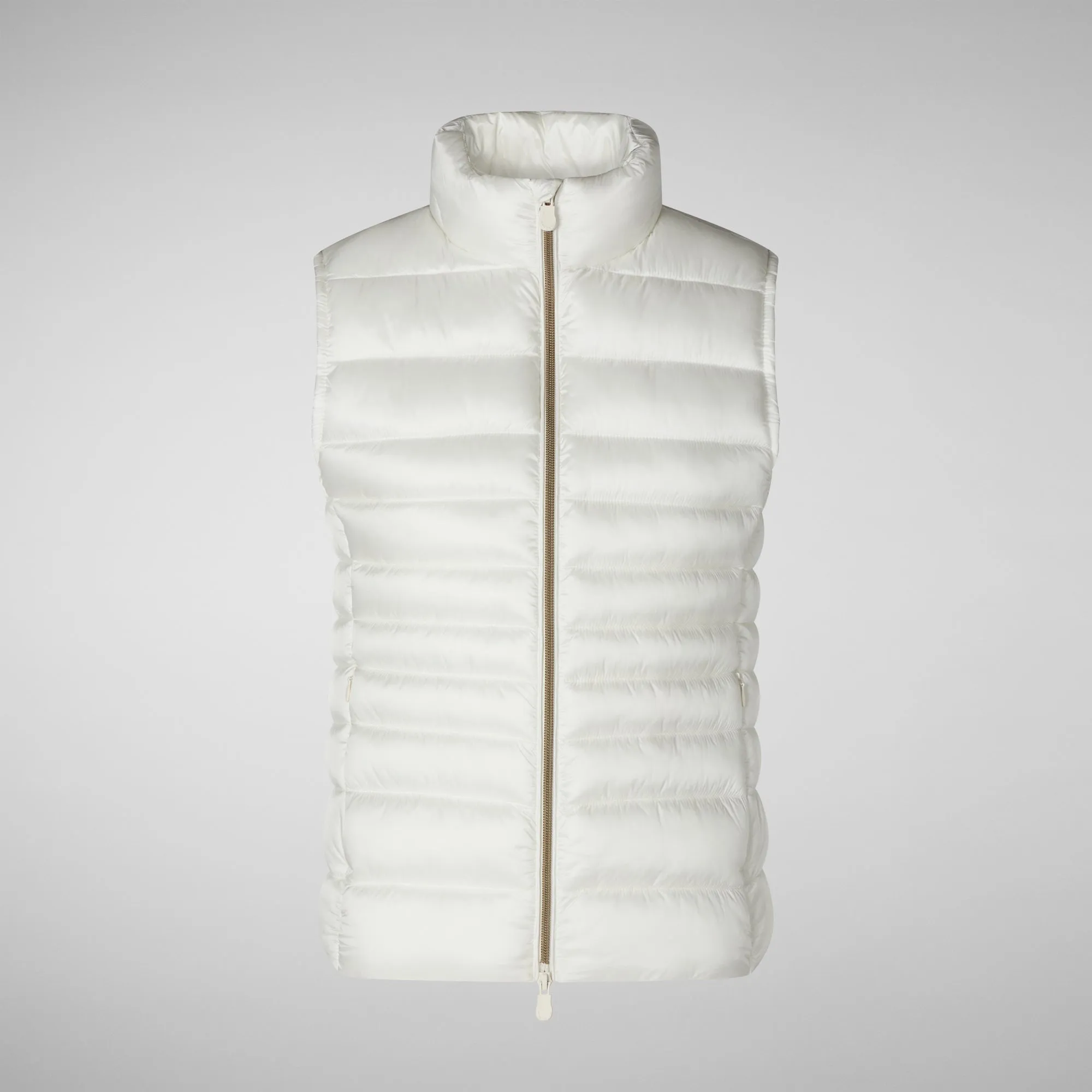 Woman's vest Lynn in off white