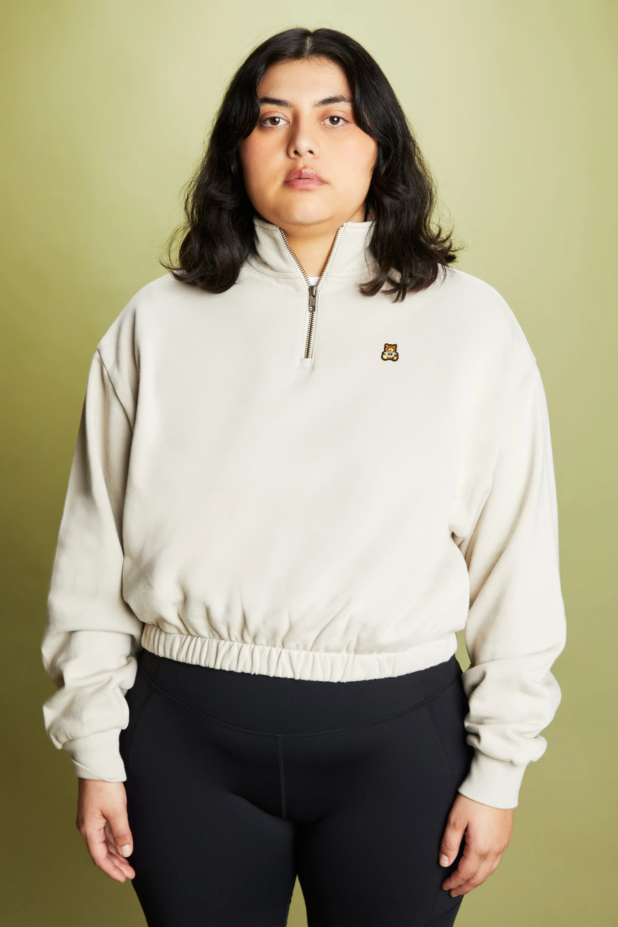 Women's Classic Funnel Neck Zip Sweatshirt